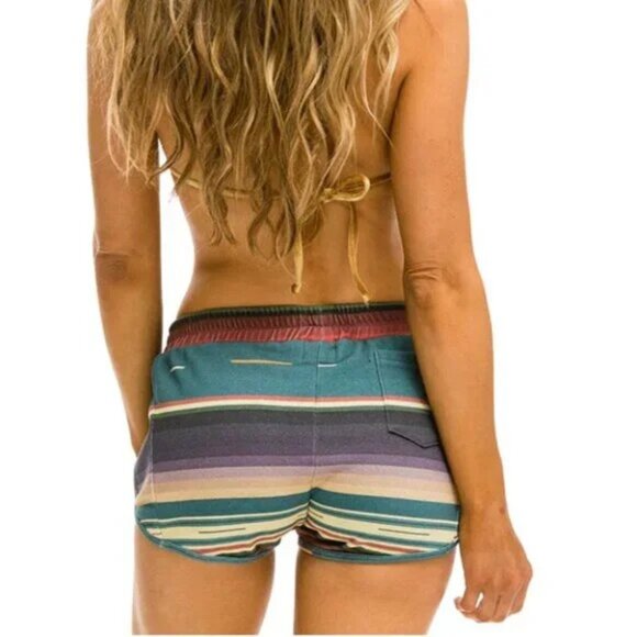 NWT Aviator Nation Serape Jogger Shorts Size L Large - Picture 2 of 8
